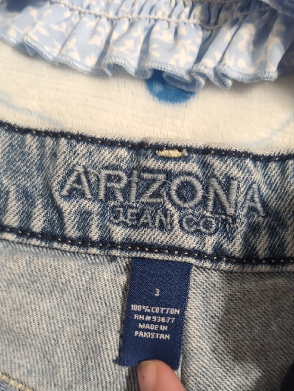 Denim Patchwork Cutoffs - Picture 2 of 3